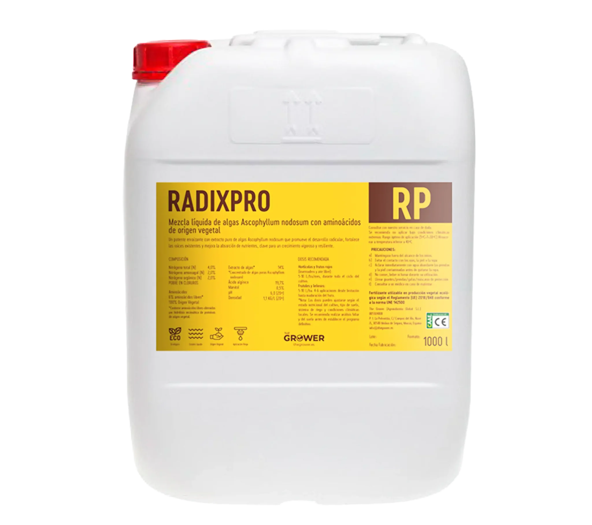 Radixpro - Mezcla líquida de algas Ascophyllum Nodosum